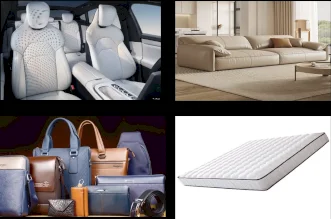 Üçlü Taşıma
Otomotiv endüstrisi (direksiyon simitleri, koltuklar vb.), kanepeler, çantalar, şilteler gibi en ağır malzemeleri beslemek için özel olarak tasarlanmış, besleme dişlisi, iğne ve ayakların hareketine sahip makine.